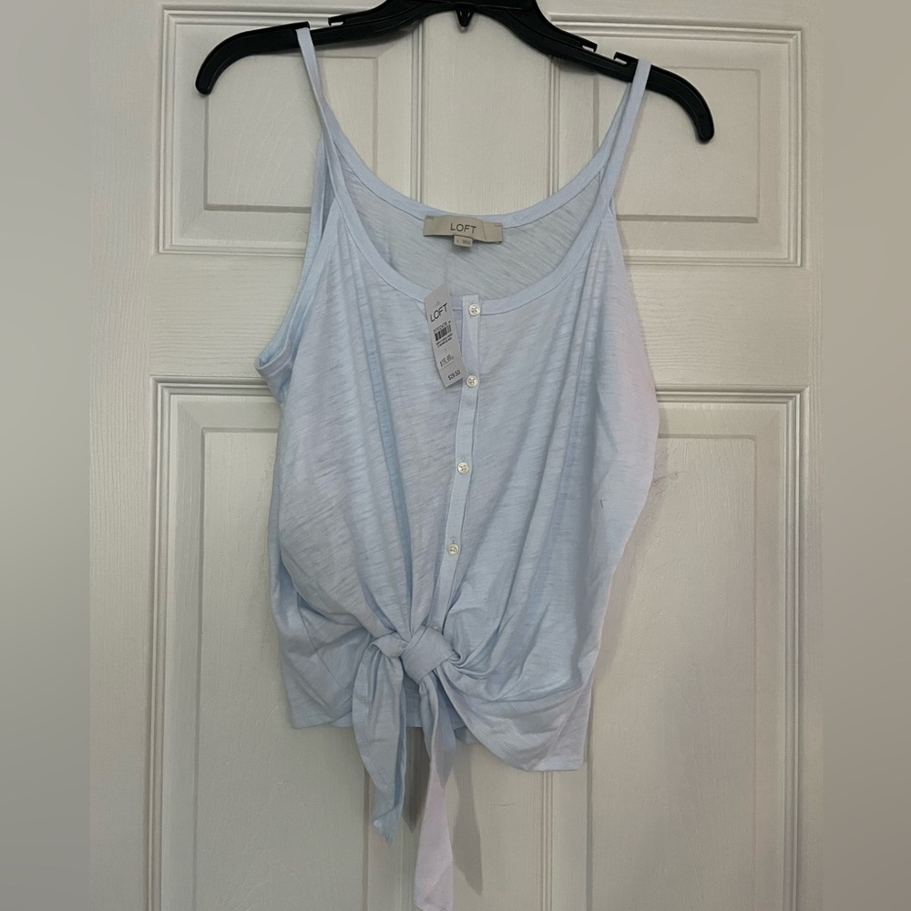 NWT Loft Sky Blue tank top